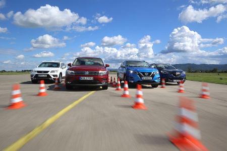 Nissan Qashqai, Renault Kadjar, Seat Ateca, VW Tiguan, Exterieur