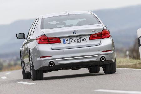 BMW 520d, Exterieur Heck