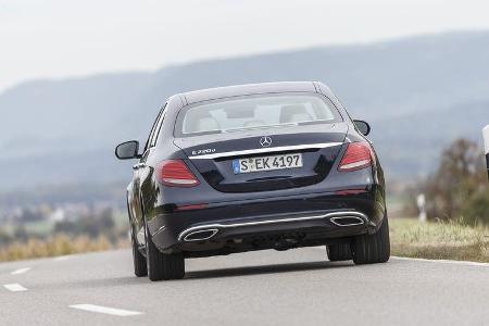 Mercedes E 220 d, Exterieur Heck