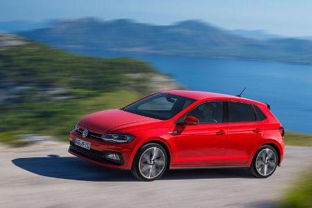 VW Polo VI GTI (2018) Fahrbericht AW 2G rot Fahraufnahme