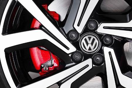 VW Polo VI GTI (2018) AW 2G rot Felge Bremse