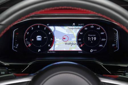 VW Polo VI GTI (2018) AW 2G rot Digitale Instrumente