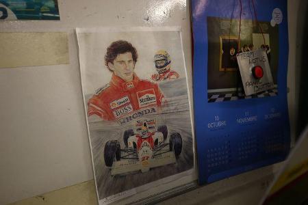 Ayrton Senna - Classic Team Lotus - Lotus Workshop - Werkstatt - Hethel - England
