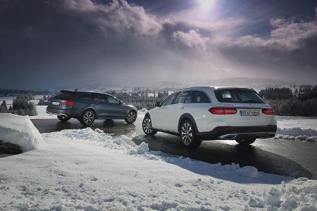 Mercedes E 220 d All-Terrain 4Matic, Volvo V90 Cross Country D4 AWD, Exterieur
