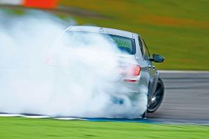 BMW M5 "30 Jahre M5", Driften, Heckansicht