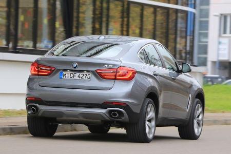 BMW X6 xDrive 30d, Heckansicht