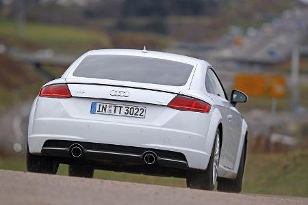 Audi TT Coupé 2.0 TDI, Heckansicht