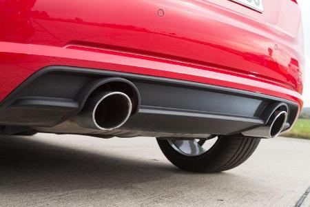 Audi TT 2.0 TFSI, Auspuff, Endrohre