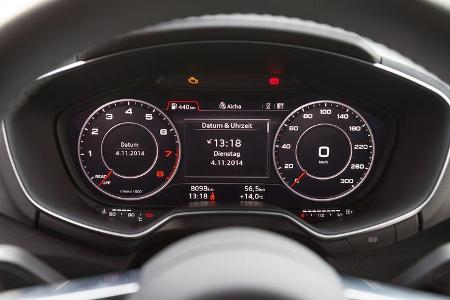 Audi TT 2.0 TFSI, Rundinstrumente