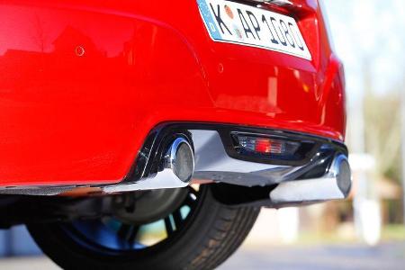 Peugeot RCZ R, Auspuff, Endrohr