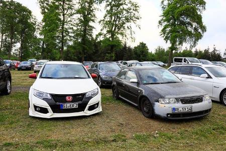 Honda Civic Type R - Audi S3 - Fan-Autos - 24h-Rennen Nürburgring 2018 - Nordschleife