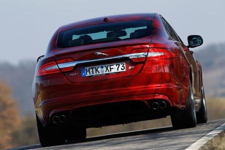 Jaguar XFR, Heckansicht