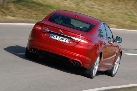 Jaguar XFR, Heckansicht