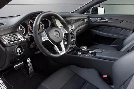 Mercedes CLS 63 AMG, CLS-Cockpit, Innenraum, AMG-Sportlenkrad