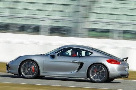 Porsche Cayman S, Seitenansicht