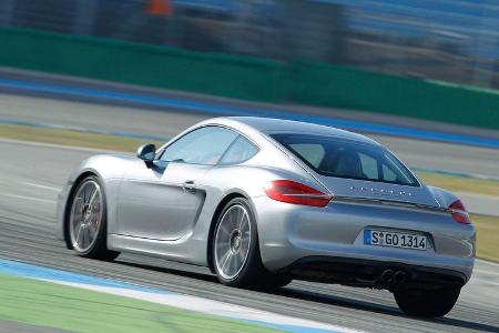 Porsche Cayman S, Heckansicht