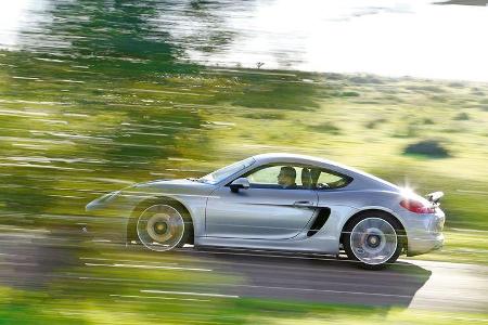 Porsche Cayman S, Seitenansicht