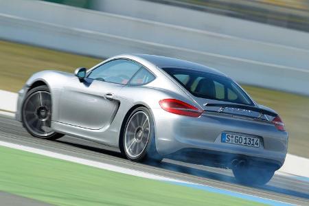 Porsche Cayman S, Heckansicht