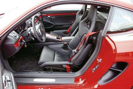 Porsche Cayman S, Cockpit, Fahrersitz