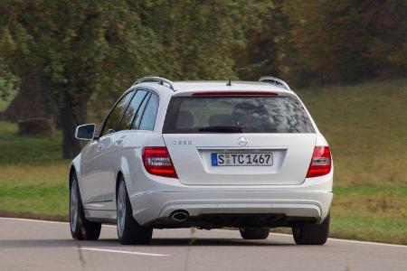 Mercedes C 250 T Avantgarde, Heckansicht