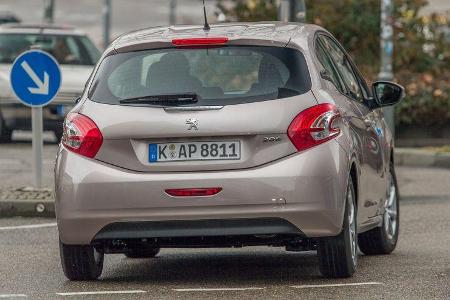 Peugeot 208 68 VTi, Heckansicht