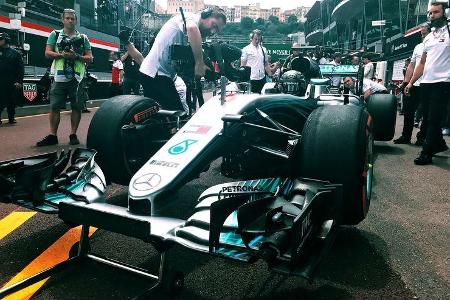 Keke Rosberg & Nico Rosberg - Williams FW08 & Mercedes W07 - Showrun - GP Monaco 2018