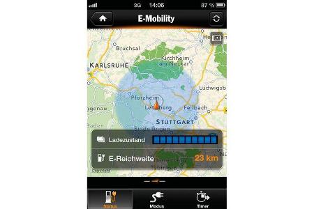 Porsche Panamera S E-Hybrid, App, Navi