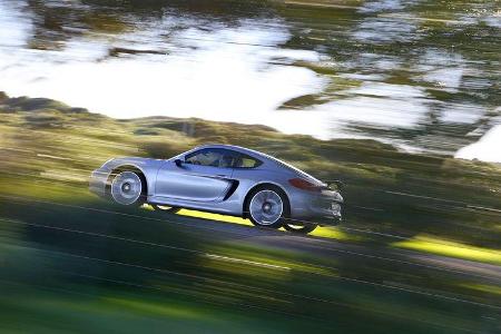 Porsche Cayman S, Seitenansicht