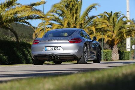 Porsche Cayman S, Heckansicht