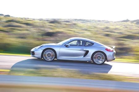 Porsche Cayman S, Seitenansicht