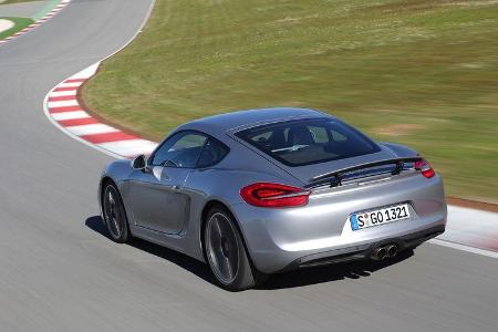 Porsche Cayman S, Heckansicht