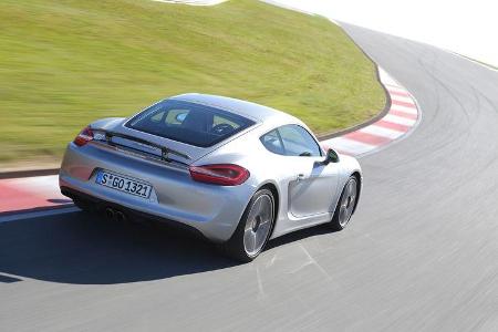 Porsche Cayman S, Heckansicht