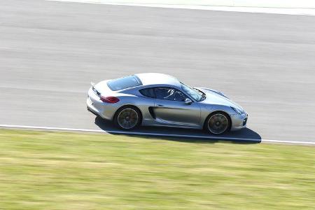 Porsche Cayman S, Seitenansicht