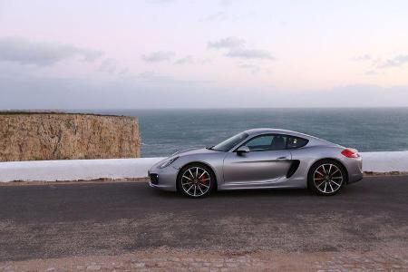 Porsche Cayman S, Seitenansicht