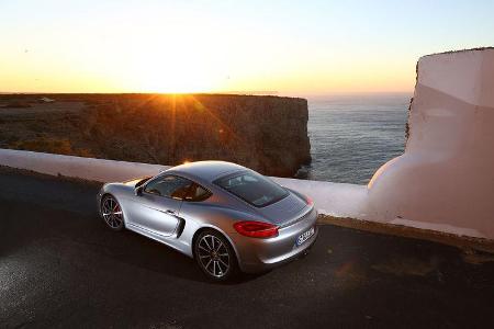 Porsche Cayman S, Seitenansicht