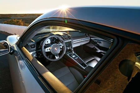 Porsche Cayman S, Cockpit, Lenkrad