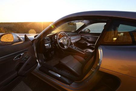 Porsche Cayman S, Fahrersitz