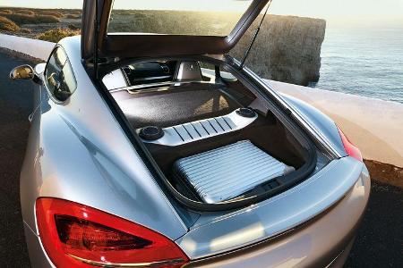Porsche Cayman S, Kofferraum