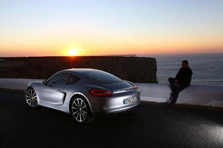 Porsche Cayman S, Seitenansicht