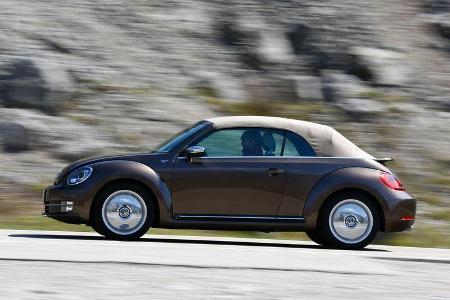 VW Beetle Cabrio 2.0 TDI, Seitenansicht