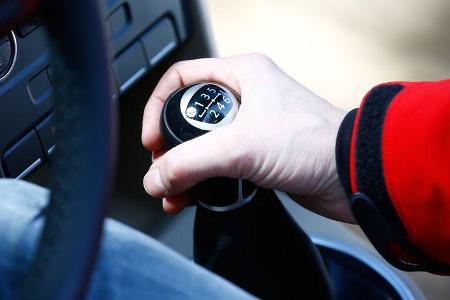 VW Beetle Cabrio 2.0 TDI, Schalthebel, Schaltknauf