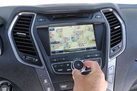 Hyundai Santa Fe 2.0 CRDi 2WD, Navi, Mittelkonsole