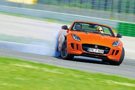 Jaguar F-Type V6 S, Driften, Kuvenfahrt