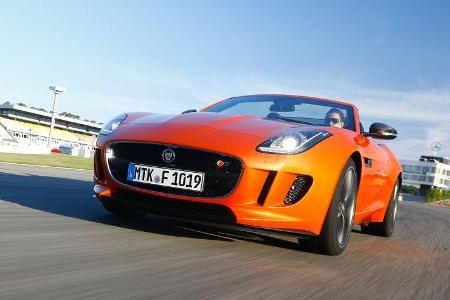 Jaguar F-Type V6 S, Frontansicht