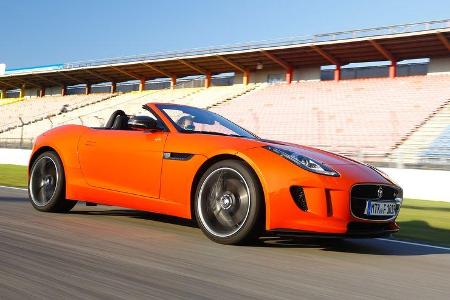 Jaguar F-Type V6 S, Seitenansicht
