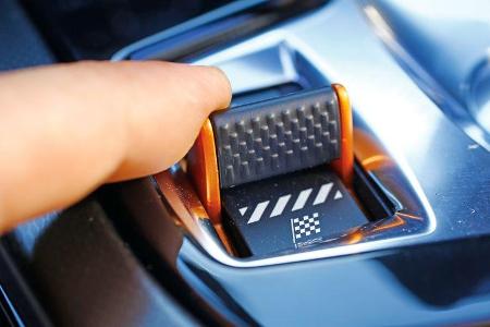 Jaguar F-Type V6 S, Fahreinstellung, Bedienelement