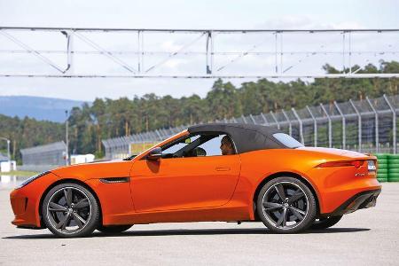 Jaguar F-Type V6 S, Seitenansicht