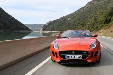 Jaguar F-Type S, Frontansicht, Kühlergrill