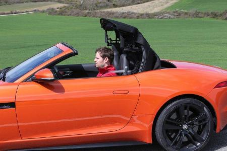 Jaguar F-Type S, Verdeck, öffnet