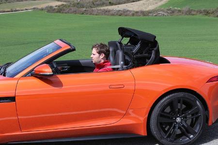 Jaguar F-Type S, Verdeck, öffnet